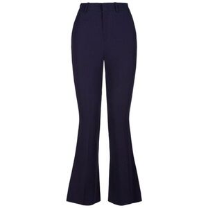 NWT Gucci bootcut cropped pant in navy blue! Size IT42/US6.
